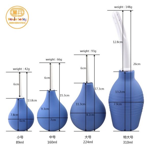 01 Anal Douche blue 4 sizes 89ml 160ml 224ml 310ml 02 01 Anal Douche blue 4 sizes 89ml 160ml 224ml 310ml 02
