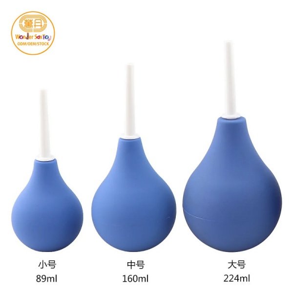 03 Anal Douche blue 3 sizes capacity 89ml 160ml 224ml 03 Anal Douche blue 3 sizes capacity 89ml 160ml 224ml