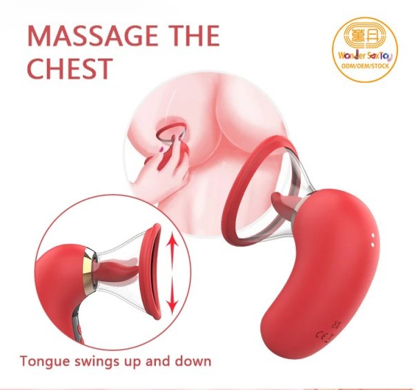 Detail-08 tongue vibrator Nipple Vagina Clit Stimulator Detail-08 tongue vibrator Nipple Vagina Clit Stimulator