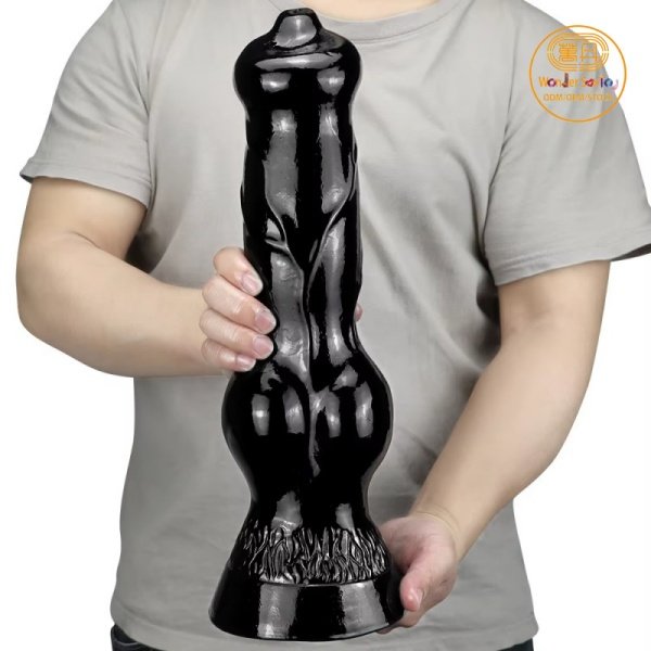 Main-01 Huge Dildo 10.5cm Wide Long Thick Dog Dildo Female Masturbator Penis