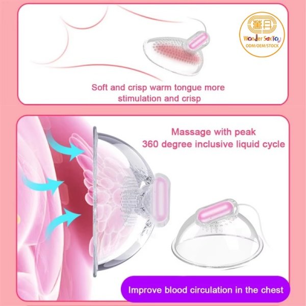 Main-08 Nipple Vibrator Vagina Breast Enlargement Massager Clitoris Sucker