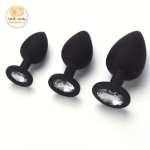 Main picture 01 Butt Plug Diamond Silicone Anal Butt Plug Vestibular Stimulator Masturbator