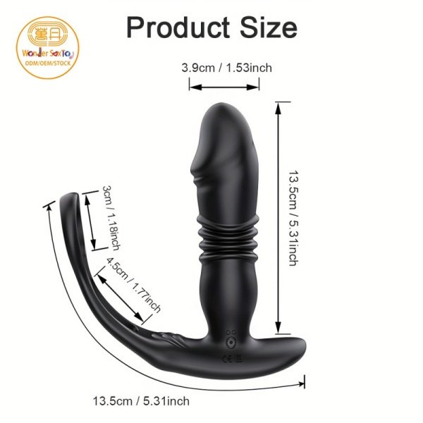 Main picture 02 Anal Vibrator size 3-in-1 Remote Thrusting Prostate Massager with Dildo Main picture 02 Anal Vibrator size 3-in-1 Remote Thrusting Prostate Massager with Dildo