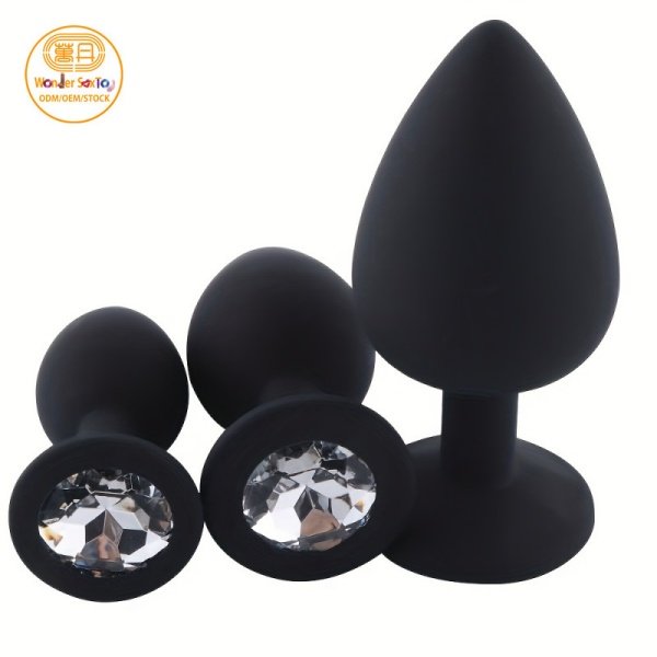 Main picture 02 Butt Plug Diamond Silicone Anal Butt Plug Vestibular Stimulator Masturbator Main picture 02 Butt Plug Diamond Silicone Anal Butt Plug Vestibular Stimulator Masturbator