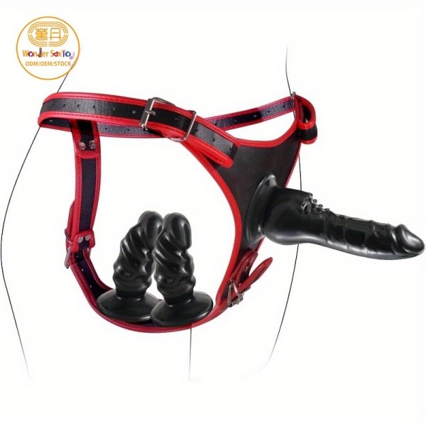 Main picture 03 Strap On Dildo Pants with 3 Removable Massager Dildos for Anal G Spot Adjustable Strap Main picture 03 Strap On Dildo Pants with 3 Removable Massager Dildos for Anal G Spot Adjustable Strap