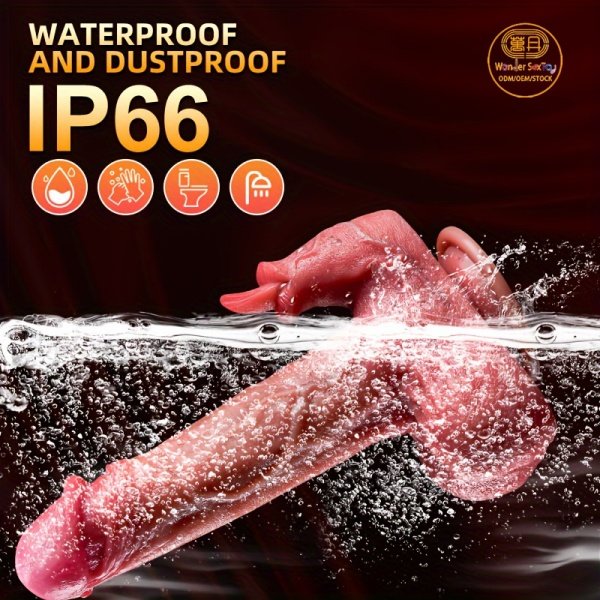 Main picture 03 Vibrating Dildo Silicone Electric with Rotation & Heating