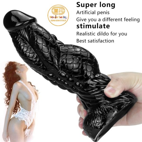 Main picture 04 Monster Dildo Large Anal Plug Dragon Scale Dildo Masturbator Strong Suction Cup Massager
