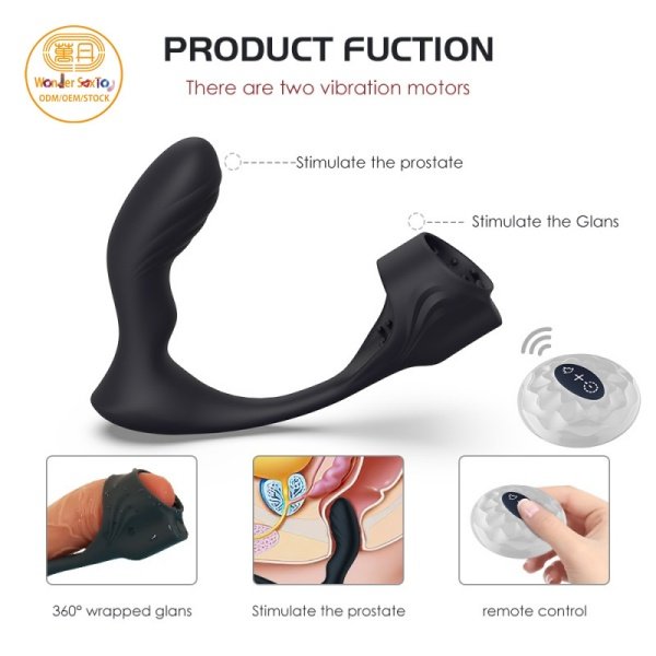 Details 01 Functions Prostate Massager Remote Wireless Anal Vibrator Butt Plug Details 01 Functions Prostate Massager Remote Wireless Anal Vibrator Butt Plug
