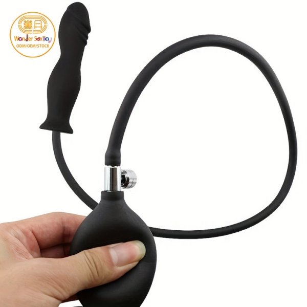Main picture 02 Inflate Butt Plug Silicone Enema Anal Expander Dildo Pump Ass Dilator Main picture 02 Inflate Butt Plug Silicone Enema Anal Expander Dildo Pump Ass Dilator