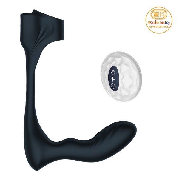Main picture 02 Prostate Massager Remote Wireless Anal Vibrator with Butt Plug
