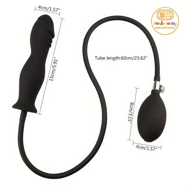 Main picture 04 Inflate Butt Plug Silicone Enema Anal Expander Dildo Pump Ass Dilator Main picture 04 Inflate Butt Plug Silicone Enema Anal Expander Dildo Pump Ass Dilator