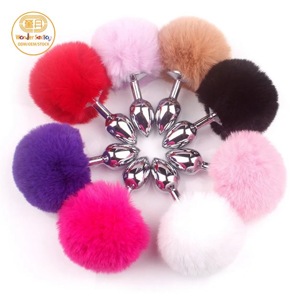 Main picture 10 Tail Plug Stainless Steel Bunny Fur Butt Plug for Adults Main picture 10 Tail Plug Stainless Steel Bunny Fur Butt Plug for Adults